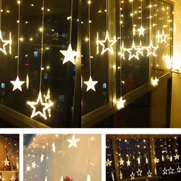 SPARK WORLD Blue & Green Flower Shape String Lights image 2