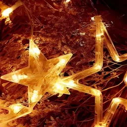 SPARK WORLD Yellow & White Rice Shape String Lights image 3