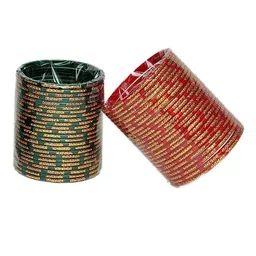NMII Set Of 96 Golden Polished Bangles image 2