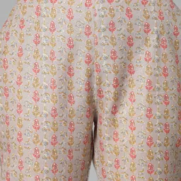 Stylum Floral Printed Regular Kurta With Trousers & Dupatta image 3