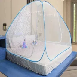 Polyester Kids Washable WHITE mosquito net army machar bat machhardani king size machardani king Mosquito Net-picture-10