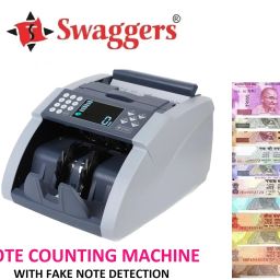 SWAGGERS New Cash Currency/Money/Note Counting Machine with Fake Note Detector & LED Display Note Counting Machine image 2