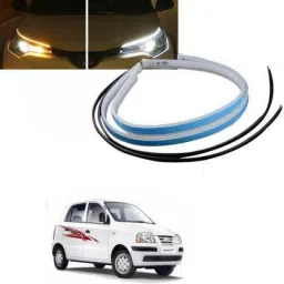 141 CM Flexible White DRL Light For Cars & Bikes (Set of 2)_001 Car Fancy Lights Car Fancy Lights-image-9