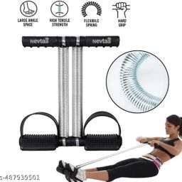 Double Spring Tummy Trimmer for Men and Women Ab Exerciser bnh21 Ab Exerciser-image-89