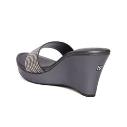 FABBHUE Embellished Open Toe Wedges image 2