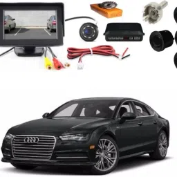 Premium Car TFT Monitor & LED Camera with Parking Sensor Kit Combo-23