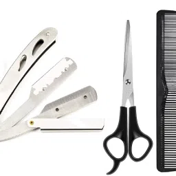 Professional Hairdressing Thinning Barber Comb Scissors Set, Men & Women-image-91