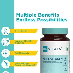 HK VITALS Set of Omega 3 Capsules & Multivitamin Tablets - 60 Capsules Each image 5