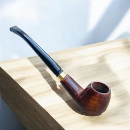 keshu handicraft Antique Acacia Wiood Cigar Pipe , Tobacco Pipe Wooden Outside Fitting Hookah Mouth Tip-picture-34