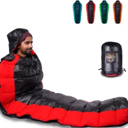 Premium Quality Light Weight Nylon 1.2 Kg , 8 to 20 Degree Celsius Sleeping Bag-image-59
