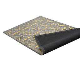 PRESTO Yellow & Grey Traditional Printed No Shredding Carpet image 3