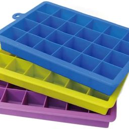 Silicon Ice cube tray for Ice and chocolate maker_142 Multicolor Silicone Ice Cube Tray-image-92