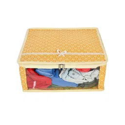 Kuber Industries Set Of 2 Gold-Toned Printed Wardrobe Organisers image 3