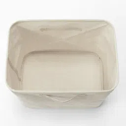 muji Polyester Linen Rectangle Large Soft Box image 3