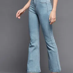 Miss Chase Women High-Rise Stretchable Bootcut Jeans-picture-47