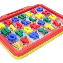 EDUCATIONAL 2 IN 1 SLATE FOR KIDS WITH ALPHABETS (Multicolor)-29