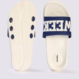 yousta Men Typographic Print Slip-On Slides image 3