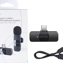 boya BY-V10 2.4 ghz Omnidirectional Wireless System with a Transmitter Microphone image 5