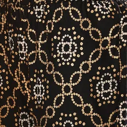Globus Embroidered Yoke A-Line Kurta With Printed Trouser & Dupatta image 2
