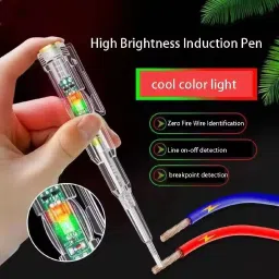 one purchase Electrical Tester Pen Voltage Sensitivity Compact Pen Dual Color LED Light Digital Voltage Tester image 4
