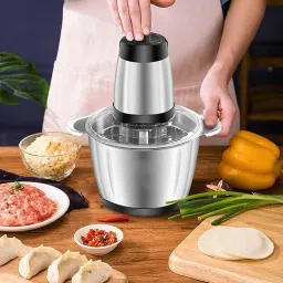 Stainless Steel Mini Food Meat Chopper 2L Mincer Electric Meat Grinder Electric Vegetable & Fruit Chopper-picture-20
