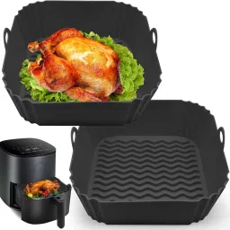 SquareSizzle: Innovative Square Air Fryer for Crispy Delights Air Fryer-image-1