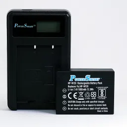 Power Smart NP-W126 NP-W126S Battery and Compact LCD USB Single Charger for FujifilmCamera Battery Charger-image-4