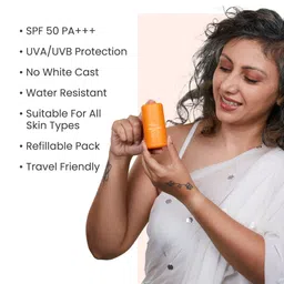 Earth Rhythm SPF 50 PA++++ Non Sticky Hybrid Sunstick Sunscreen with Vitamin E - 40 g image 2