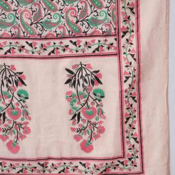 Vbuyz Plus Size Floral Printed Regular Gotta Patti Kurta & Trousers With Dupatta image 4