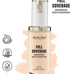 Seven Seas Full Coverage Waterproof Matte Finish Base Foundation - Skin image 4