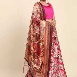 Kaizen TEXO FAB Digital Printed Semi-Stitched Lehenga & Unstitched Blouse With Dupatta image 3