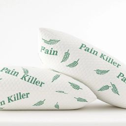 Soft Pillows for Sleeping | Memory Foam Pillow Pack of 2 | Neck Pain Pillow Microfibre Solid Sleeping Pillow Pack of 2-6