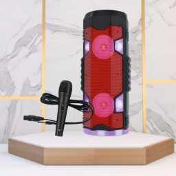 GUGGU Bluetooth Party Speaker with mic, AUX/TF Card USB, With Deep Bass Sound F103 20 W Bluetooth Party Speaker-picture-6