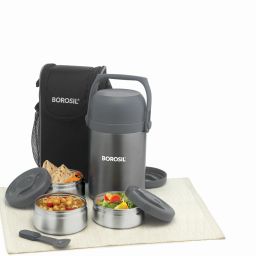 Insulated Hot & Fresh Lunch Box Upto 8 Hrs 3 Containers Lunch Box-1
