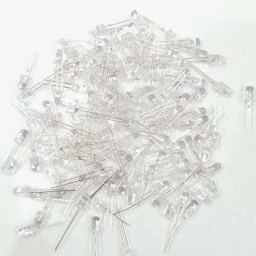 5mm Ultra Bright cool White color Clear Transparent LED Set Of 100 pcs Light Electronic Hobby Kit-image-23