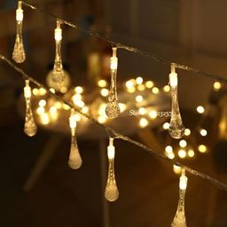 ENORMITY Yellow Teardrop Shape String Light image 2