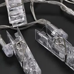 SPARK WORLD Yellow Photo Clip String Lights image 4