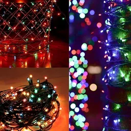 SPARK WORLD Red & Blue LED String Lights image 2