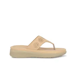 CLOG LONDON Textured Open Toe Flatform Heels With Laser Cuts image 5
