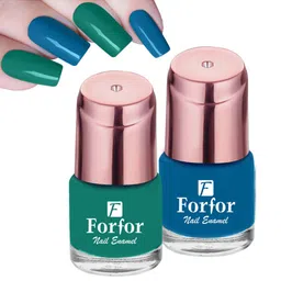 FORFOR Set of 2 Perfect Stay Rose Gold Glossy Nail Enamel 6ml each - Shade 112 & 113-8