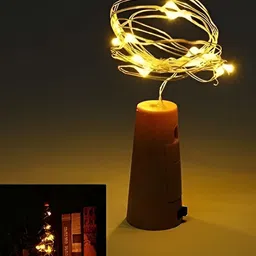 SPARK WORLD Yellow Rice Shaped String Lights image 4