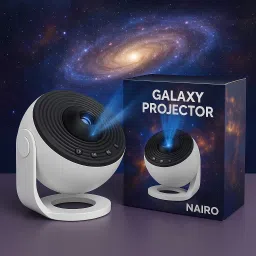 Galaxy Star Projector | 4K Rotating Night Light with 12 Film Discs, Timer, Focus Night Lamp-35