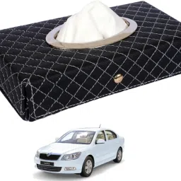 Cross-Black Tissue Box Leatherette-26 Vehicle Tissue Dispenser-image-93
