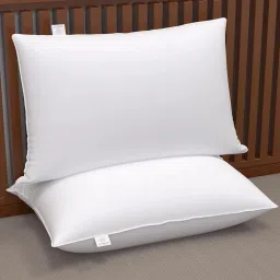 Microfiber Bed Pillow Set of 2 for Sleeping, Without Cover, 26x17 Inches, Microfibre Solid Sleeping Pillow Pack of 2-7