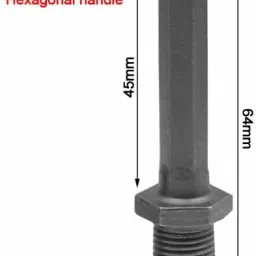 pkt Drill Bit Shank, 3 Pcs Splitting Drill Bit Handle for Camping Socket Set image 3
