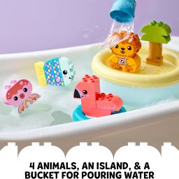 lego Duplo My First Bath Time Fun : Floating Animal Island (20 Blocks) Model Building Kit image 4