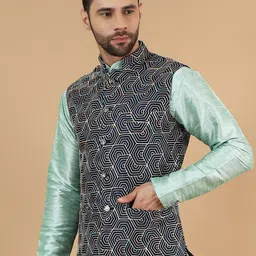 Wintage Printed Nehru Jacket image 2