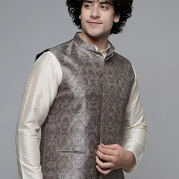 MAAHI FABS Ethnic Motif Printed Nehru Jackets image 2