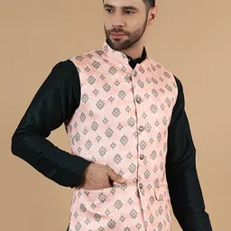 Wintage Printed Nehru Jacket image 3