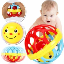 Baby Rattle Ball for Kids | Colorful Flexible Shake and Grab Ball _1 pis Rattle-28